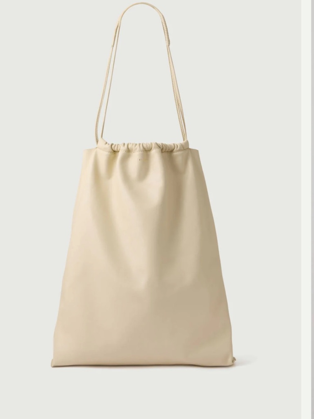 Soeur Soft Lambskin Drawstring Shoulder Bag